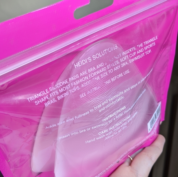 Heidi Klum Intimates Solutions Triangle Insert Pad Bikini Support - Picture 4 of 5